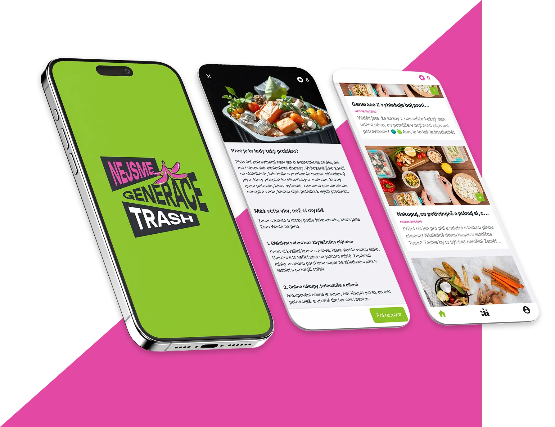 Aplikace Nejsme generace Trash